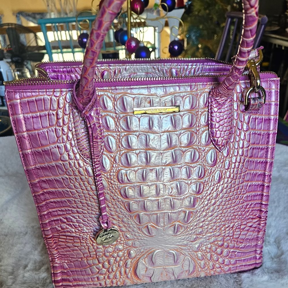 Brahmin Caroline Pink Peony Ombre
